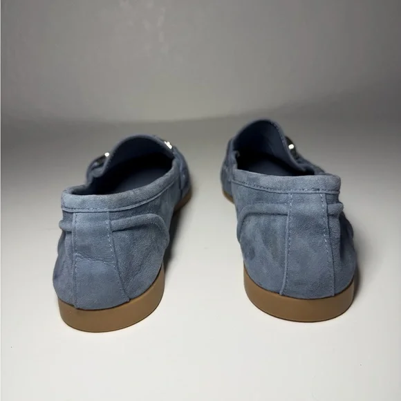 Steve Madden Blue Suede Horsebit Loafers Womens Size 10 NWOT - Picture 5 of 10